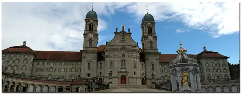 Panorama opactwa Einsiedeln