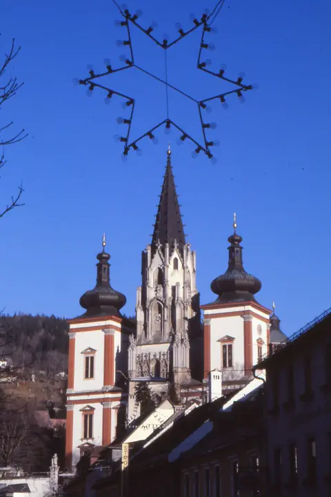 Bazylika w Mariazell w 1984 roku