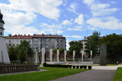 Kościół na Skałce — sadzawka św. Stanisława